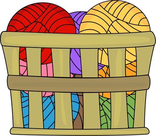 clipart basket of yarn - photo #3