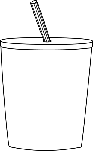 cup clipart black and white - photo #11