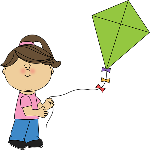 clipart kite flying - photo #4