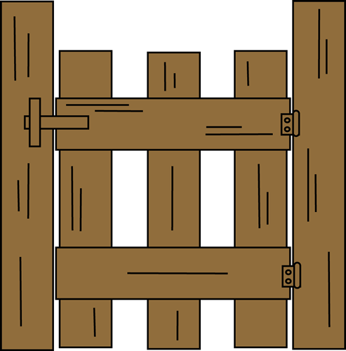 clipart of a gate - photo #1