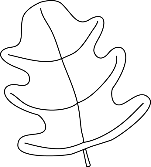 clipart of leaves black and white - photo #15