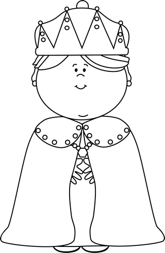 queen clipart black and white - photo #1