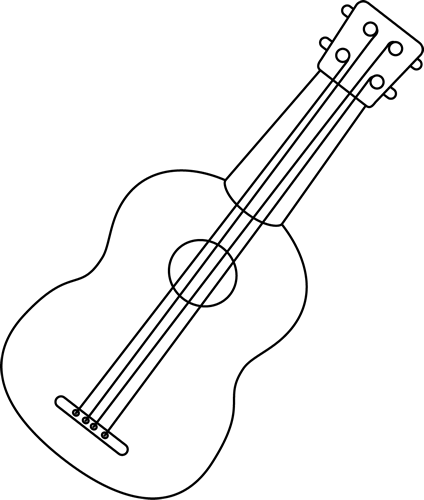 ukelele coloring pages - photo #45