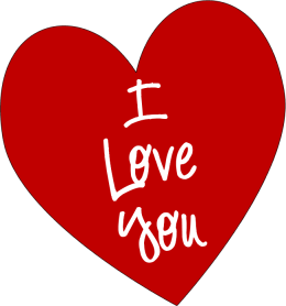 Cutelove  Pictures on Love You Heart   Clip Art Image Of A Red Heart With I Love You