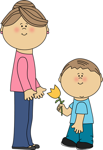 mom and son clipart - photo #9