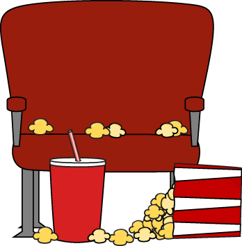 Movie Clip Art - Movie Images - Kids Movie Night Clip Art