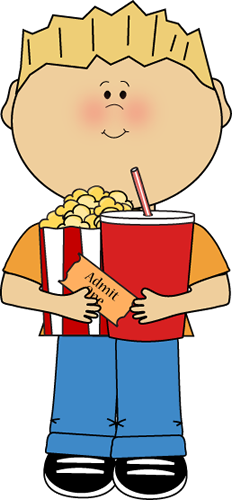 Movie Clip Art - Movie Images - Kids Movie Night Clip Art