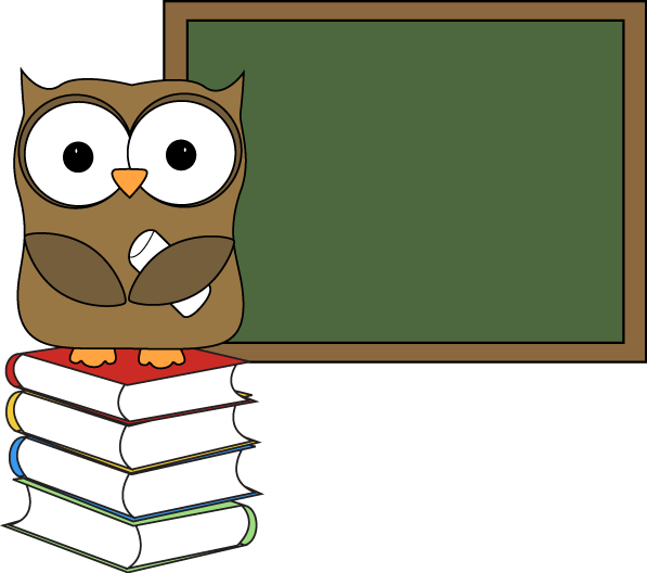 owl with book clipart - photo #4