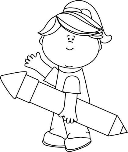 clipart girl black and white - photo #16