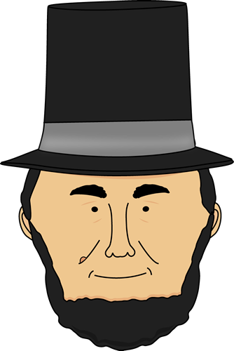 lincoln hat clipart - photo #6