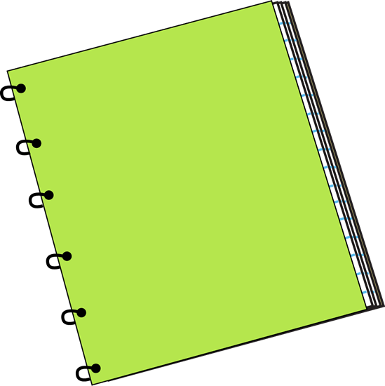 clipart of notebook - photo #23