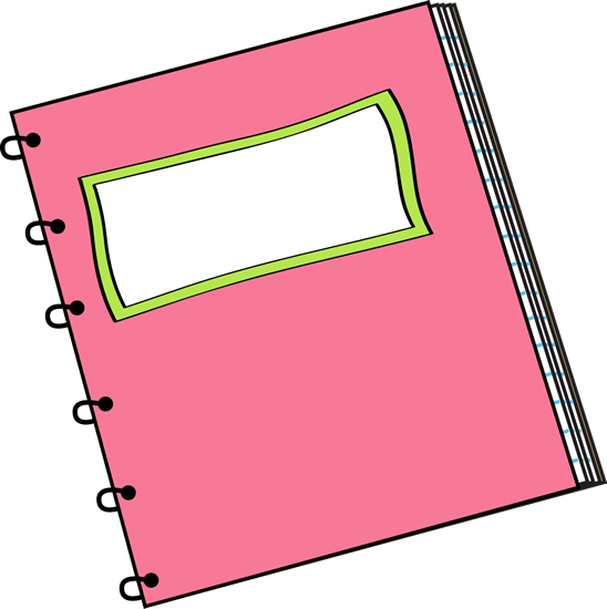 notebook binder clipart - photo #25