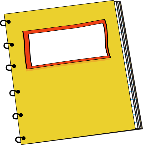 clipart pictures of notebooks - photo #5
