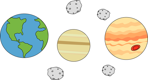 clipart planets black and white - photo #43