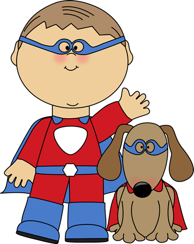 clipart boy and dog - photo #3