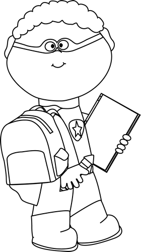 free black and white boy clipart - photo #40