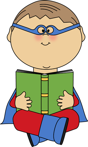 free clipart of a boy reading a book - photo #18