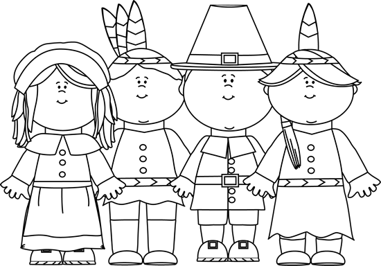 free black and white clip art for thanksgiving - photo #18