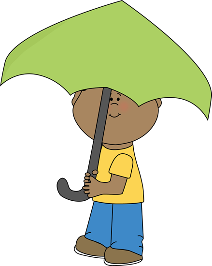Boy Under Umbrella Clip Art Boy Under Umbrella Image