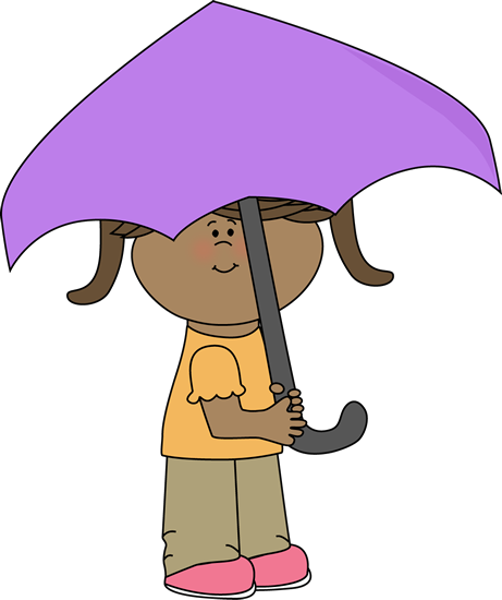 clipart girl with umbrella - photo #6