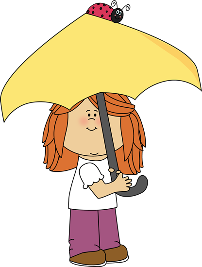 clipart girl with umbrella - photo #4