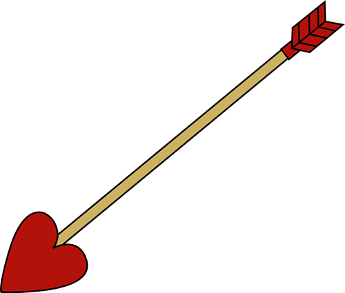 valentine arrow clip art - photo #1