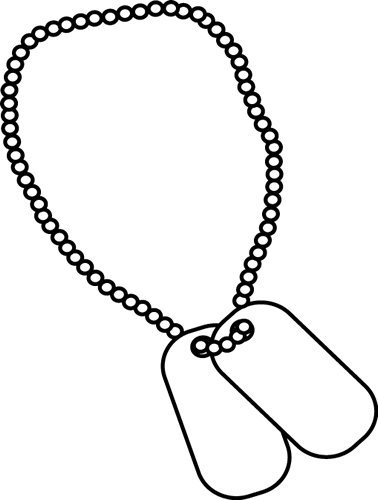 dog tags clipart - photo #6