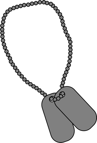 dog tags clipart - photo #10