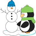 Penguin and Snowman