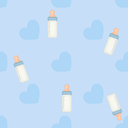 Baby Bottle Background