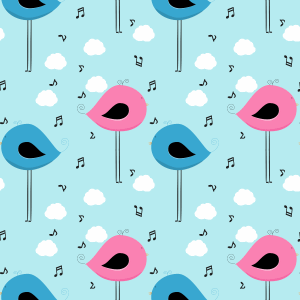 Musical Bird Background