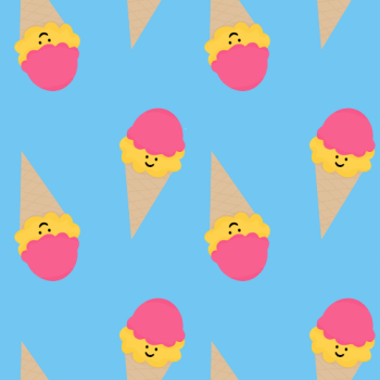 Birthday Ice Cream Background