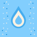 Blue Teardrop Pattern Background