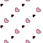 Black and Pink Heart Background
