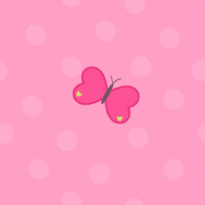 Deep Pink Butterfly