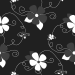 Black and White Flower Background