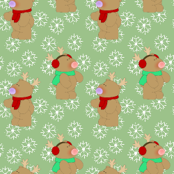 Reindeer Christmas Background
