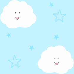 Clouds and Stars Background