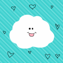 Cottony Cloud Background