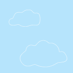 Cloud Outline Background