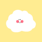 Yellow Cloud Background