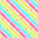 Colorful Stars and Stripes Background