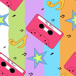 Music and Fun Times Background