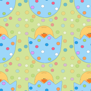 Easter Chick Background