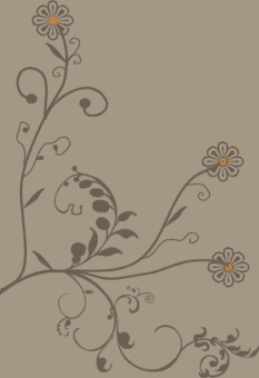 Brown Swirly Flower Background