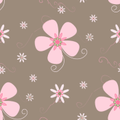 Pink and Brown Flower Background