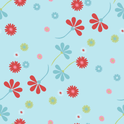 Blue Spring Flower Background