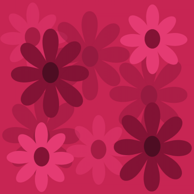 Deep Pink Flower Background