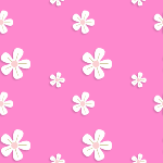 Tiny White Flower Pattern Background