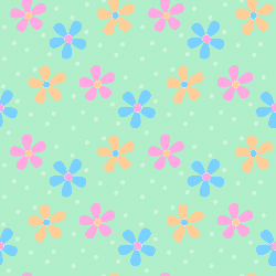 Tropical Flower Pattern Background